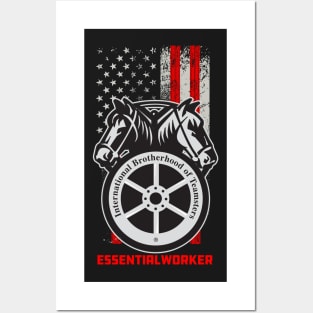 Teamsters Gift, Union worker, Essential Worker design Posters and Art